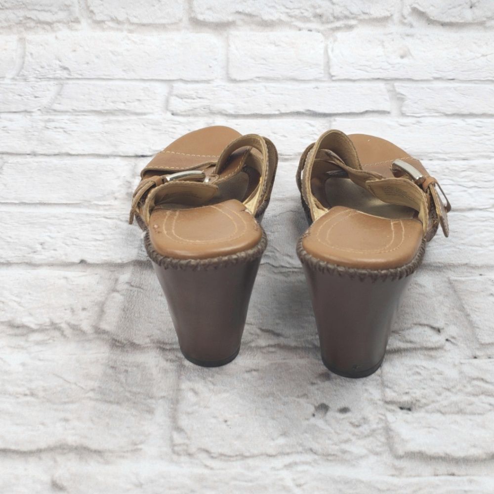 Naturalizer Comfort Women's Brown Leather Wedge - Picture 8 of 11